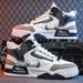 Men's Casual High-Top Sneakers With Round Toe, Breathable Mesh Lining & Durable Rubber Sole For Spring & Summer Wear_voghion.com