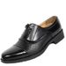 Unbeatable Quality Summer Business Formal Hollow Breathable Sandals For Men's Office Security, Low Cut Mesh Three Joint Leather Shoes_voghion.com