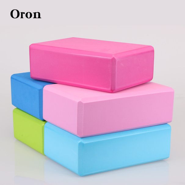 Printable Yoga LOGO One-Word Horse Open Crotch Exercise EVA Foam Block Children's Dance Class Practice Brick Studio_voghion.com