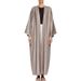 Women's clothing temperament cardigan wide shape loose large size dress_voghion.com