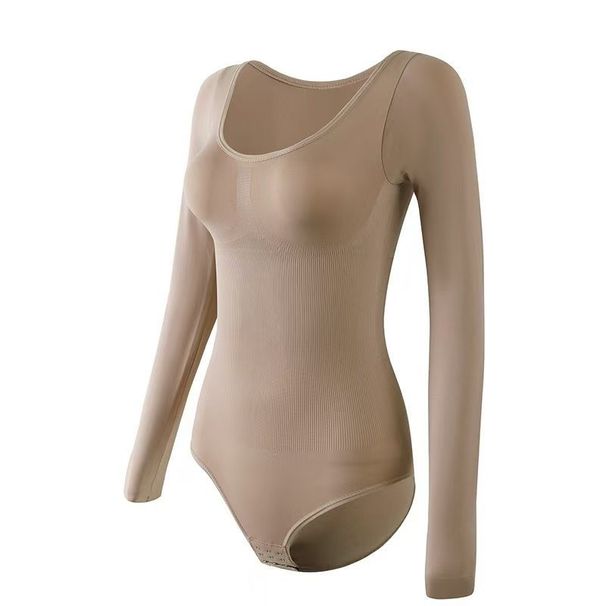 High-Waist Seamless Shapewear Bodysuit - Tummy Control Slimming Full Body Shaper For Women, Ultra Stretchy & Comfortable_voghion.com