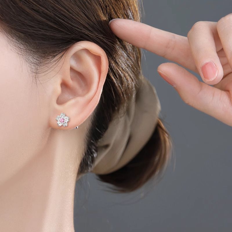 Di alto valore per le donne, design con fiori di ciliegio rosa, stile dolce e alla moda, fresco e versatile, senza sonno._voghion.com