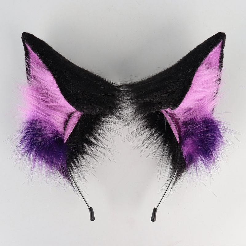 Hand cosplay animal ears animal set props fox ears hair band fox tail accessories_voghion.com