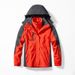 Herren Winddicht Wasserdicht Winter Outdoor Softshell Jacke Unisex Zweiteiliges Set Drei-in-Eins Wanderanzug Bedruckt_voghion.com