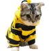 TONG Felpa con cappuccio per cani e gatti, maglione natalizio, cappotto caldo per il freddo, per cuccioli, cani di piccola taglia, costume per feste di Halloween, felpa con cappuccio carina_voghion.com