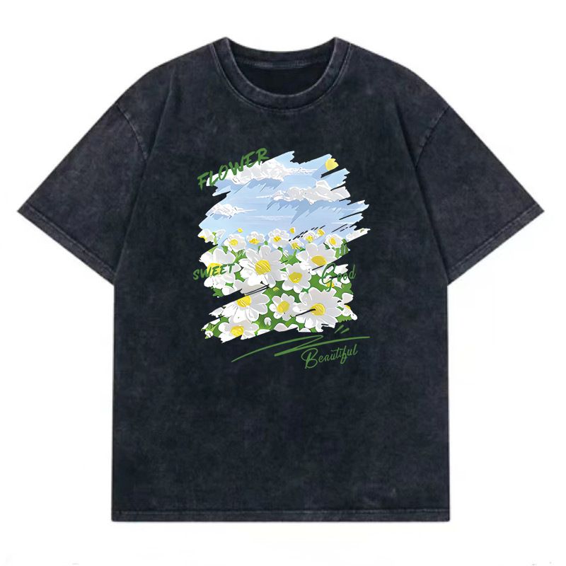 Frühling High-End-Reißverschlussknopf Solide Damen Reine Baumwolle Rundhals Kurzarm T-Shirt Trend Atmungsaktive Kleidung Kleidungsstück_voghion.com