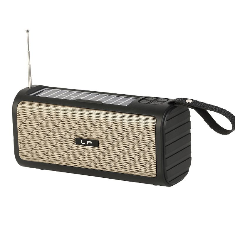 LP-V59 outdoor convenient Bluetooth speaker, solar charging USB/TF card insertion radio, high volume playback_voghion.com