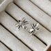 Minimally Cold Style Hollow Flower For Women, Personalized Vintage Ring, Light Luxury, Niche Design, Index Finger Ring_voghion.com
