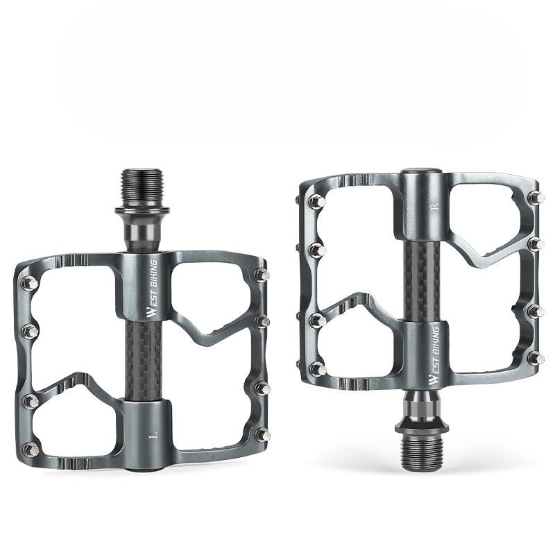 Xiqizhe Bicycle Aluminum Alloy 3 Bearing Mountain Road Bike Pedal Carbon Fiber Shaft Sleeve_voghion.com