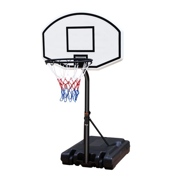 Portable Poolside Basketball Hoop System Basketball Hoop for Pool Height Adjustable 3.1ft-4.7ft with 36" Backboard for Indoor Outdoor Use_voghion.com