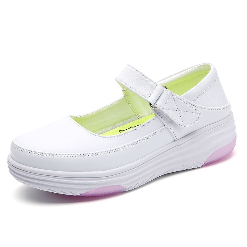 Nurse Shoes Women's Breathable Soft Soles Non-slip And Odor-proof Thick Soles Medical Work Shoes_voghion.com