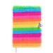 Japanese and Korean new A5 rainbow plush notebook hand book creative notebook student gift prize notebook diary_voghion.com
