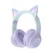 ST89M Macaron allmähliche Änderung der Farbe Katzenohr leuchtendes Headset Bluetooth-Headset, drahtloses Musik-Headset_voghion.com