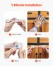 Child Safety Strap Locks 8 Pcs 3M Adhesive Cabinet Drawer Door Cupboard Latches_voghion.com