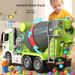 Simulation Inertia Engineering Vehicle Cement Mixing Truck - Educational Toy_voghion.com