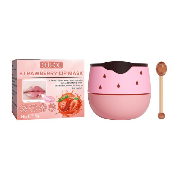 EELHOE Lip Mask Lightening Lip Lines, Hydrating, Moisturizing, Removing Dead Skin, Anti-Freezing And Cracking, Non-Greasy And Easy To Absorb Lip Balm_voghion.com