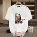 Men's Clothing New Spring And Summer Short Sleeved Bear T Shirt Men's Versatile Casual Heavyweight Brand Ins Bottoming Shirt T Shirt Top Short Sleeved_voghion.com