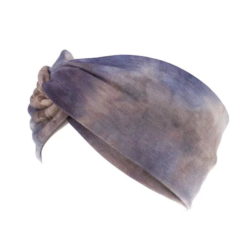 New Boho Women Soft Solid Print Headbands Vintage Cross Knot Elastic Hairbands Turban Bandanas Girls Bands Hair_voghion.com