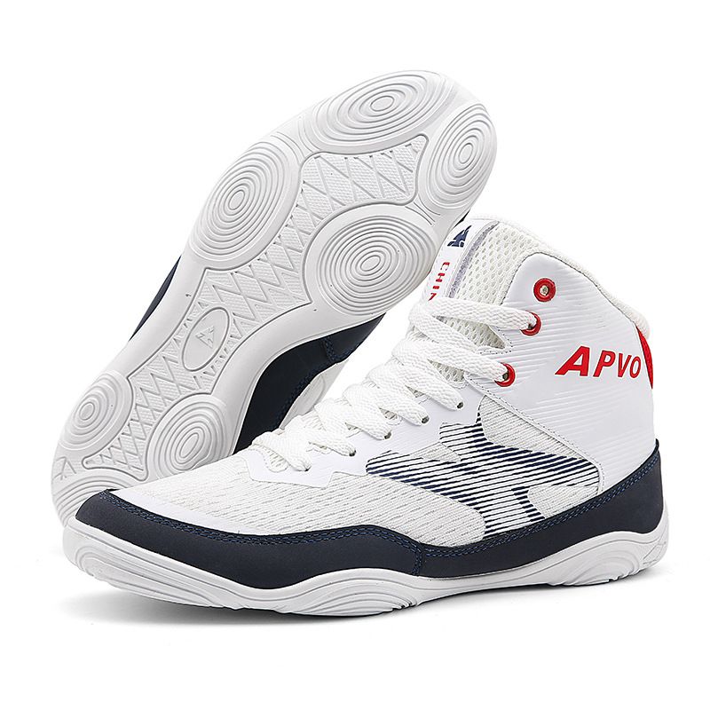 Unisex-Schuhe Indoor-Fitness-Trainingsschuhe Professionelle Qualität Professioneller Kampfwettbewerb Spezielle Sanda-Boxschuhe für Kinder_voghion.com