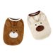 Dog Autumn Winter New Double-Sided Pet Clothing 24 Triangle Bear Fleece Clothes_voghion.com
