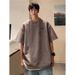 American chamois 320G short sleeved T-shirt for men Xiachao Brand Fashion Oversize China-Chic Embroidery_voghion.com