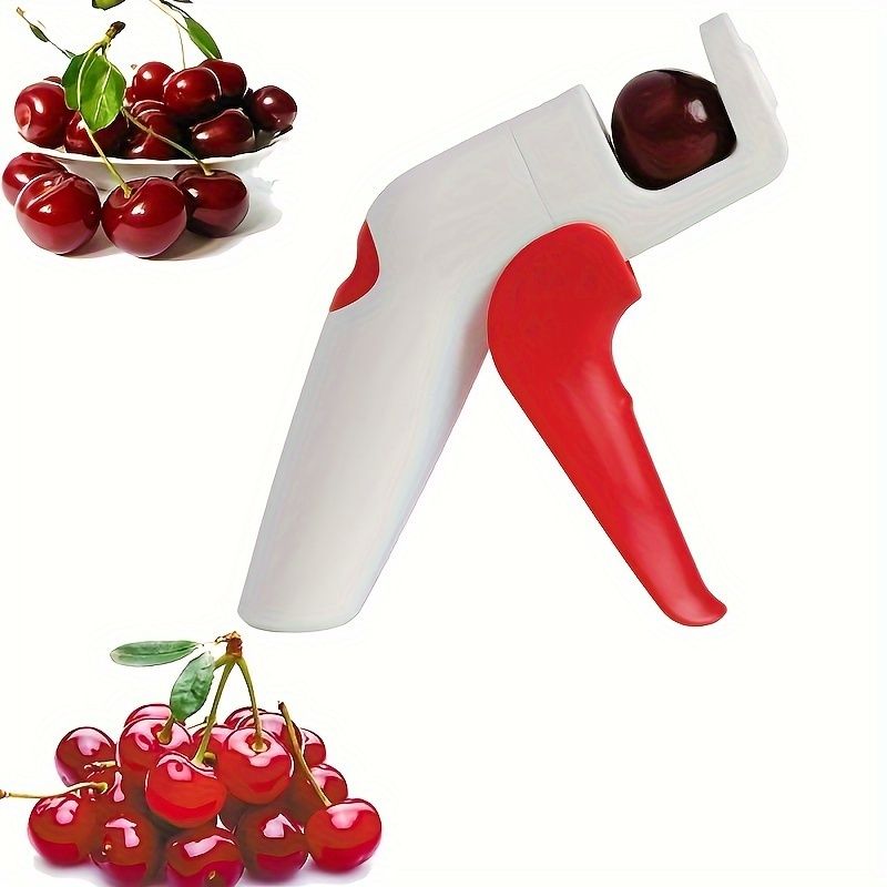 Upgraded Cherry Pitter Tool Plastic Olive Pitter Kitchen Gadget Fruit Seed Core Remover Easy Clean Essential For Hawthorn Cherries_voghion.com