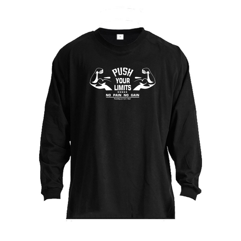 Dünnes Langarm-T-Shirt für Herren, atmungsaktiv, für Basketballtraining, Aufwärmen, Schießkleidung, lockere Fitnesskleidung_voghion.com