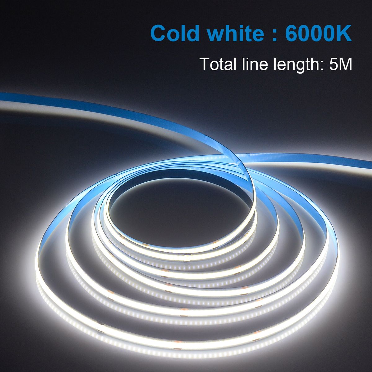 5-20m Hohe Dichte COB LED Streifen Lichter RGB/CW/WW/NW Flexible Band Seil Schrank_voghion.com