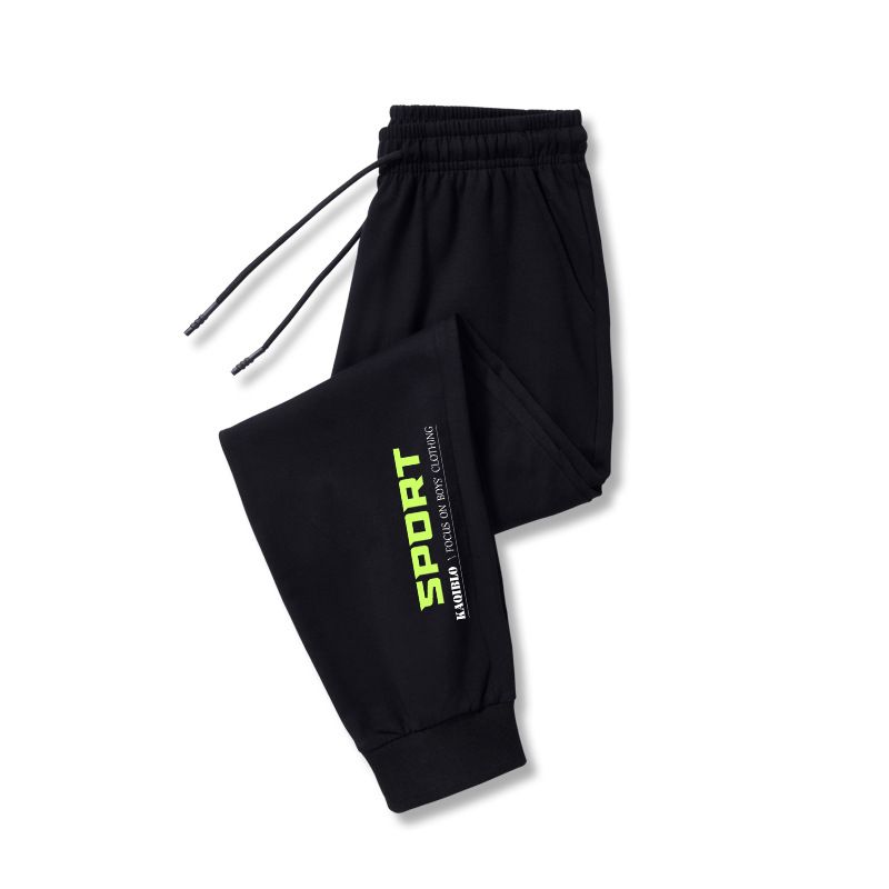 Børnetøj Drengebukser Forår og efterår iført store børns joggingbukser løse joggingbukser børns bomuldsbukser drenge stil casual bukser trend_voghion.com