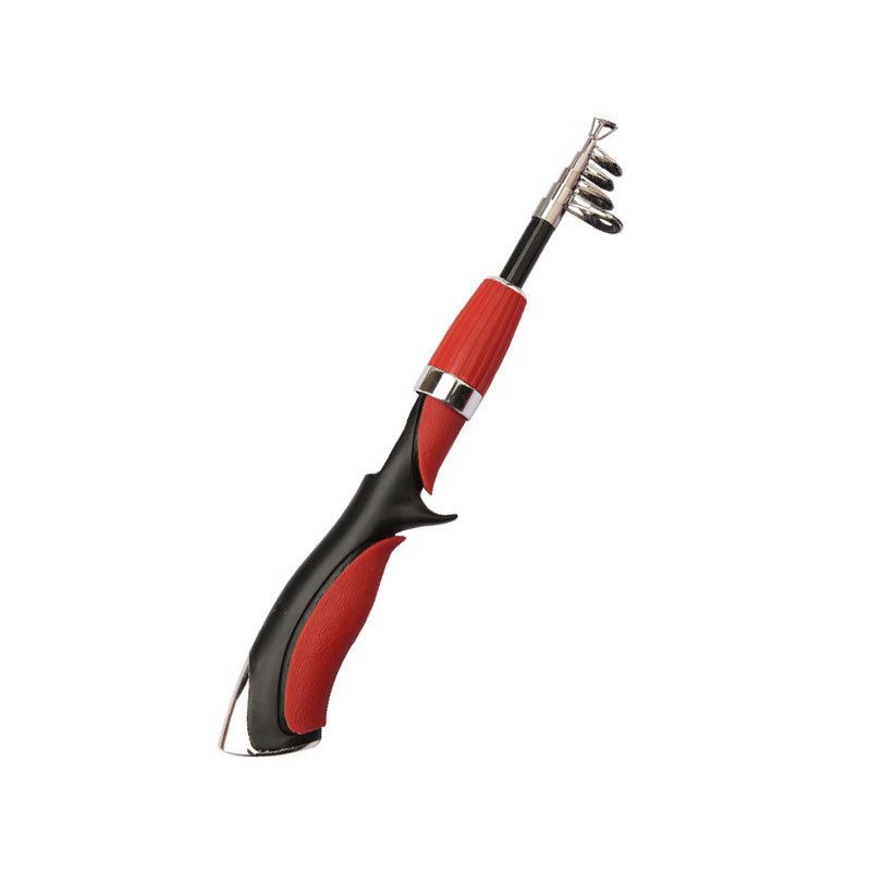 Red And Blue Small Super Short Sea Rod Vertical Style Gear Fishing Tool_voghion.com