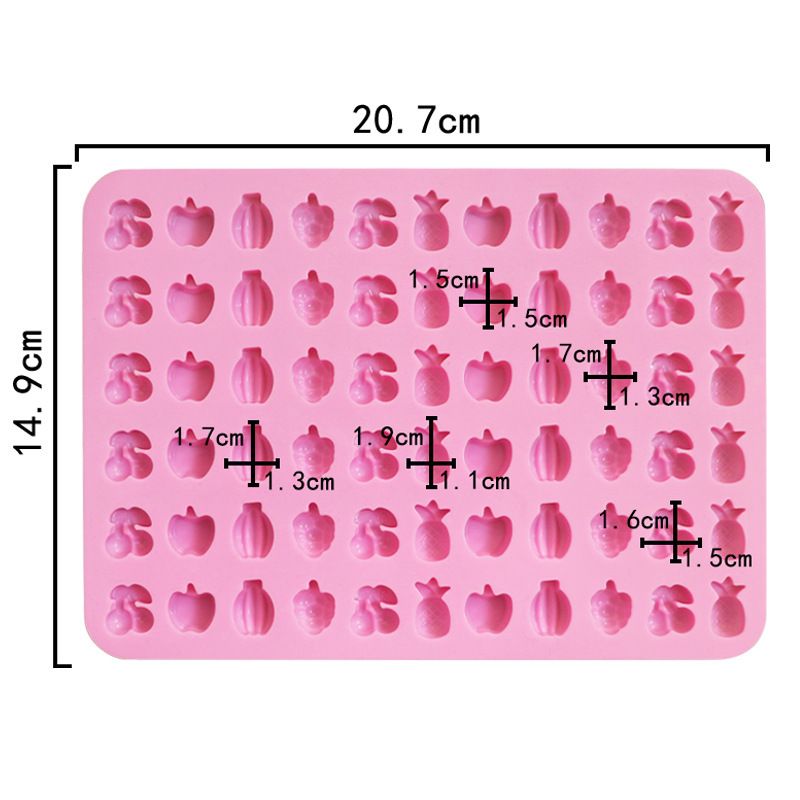 Mucegai de silicon cu 48 de legături, dinozaur QQ, bomboane cu lipici care picură, 50 de legături, ursuleț, animale, ciocolată, gogoașă, bomboane moi, DIY_voghion.com