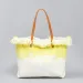 Stylish Magnetic Closure Canvas Tote - Embroidered Fre Shoulder Bag For Beach, Commut & Summer Outs, Free_voghion.com