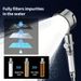 1PC 3-level Adjustable Shower Head With Filter, Wall-mounted, Painted Surface, Rain Shower Settings, Halloween, Christmas Decora_voghion.com