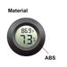 2/4 Stück Mini-Hygrometer-Thermometer, Fahrenheit Oder Celsius-Messgerät, Digitaler LCD-Monitor, Runder Luftfeuchtigkeits- Und_voghion.com