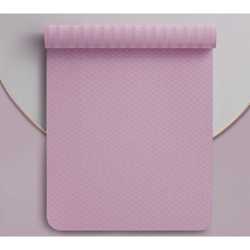 TPE Yoga Mat Girls, Shock-absorbing, Silent, Non Slip Floor Mat, Thickened For Home Use, Sports, Dance, And Fitness_voghion.com