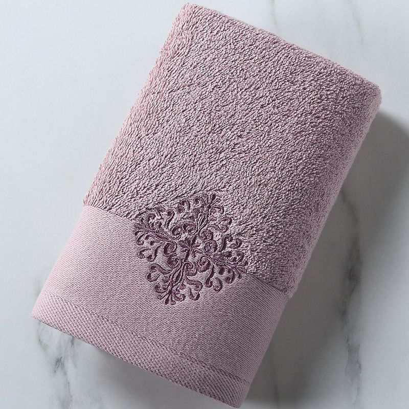 Serviette de bain en coton - Extra large et épaisse, 100 % coton de qualité supérieure, super absorbante et non pelucheuse_voghion.com
