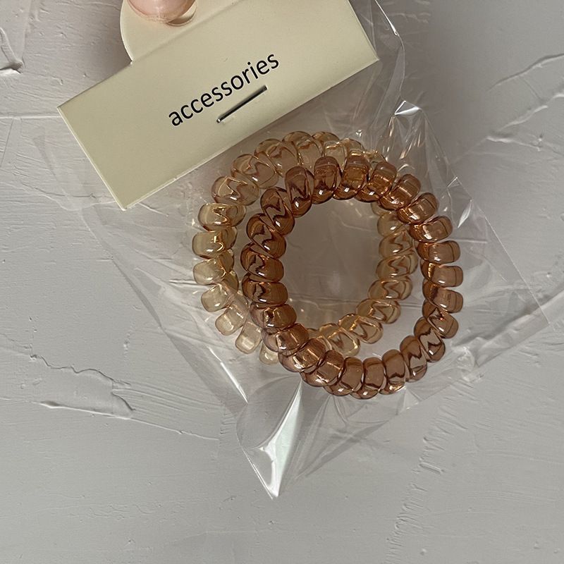 Advanced Sense Telephone Line Hair Rings Hair Rope Summer Set Headwear Rubber Band Hair Tie Hair High Horsetail Hair Accessories for Women_voghion.com