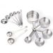 Tazza e set in acciaio inossidabile con bilancia, utensile da forno, cucchiaio per condire, cucchiaio dosatore per caffè_voghion.com