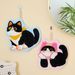 Lillian Nuovo Asciugamano Gatto Carino da Appendere in Pile Corallo per Bagno, Fazzoletto per Bambini, Assorbente, Asciugatura Rapida_voghion.com