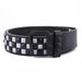 with Square Beads Pyramid Rivets For Women Punk Jeans Belt_voghion.com