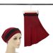cappello turbante con cuciture bicolore cappello grande musulmano set in due pezzi cappello pullover da donna quattro stagioni in stock_voghion.com