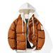 "Men's Two-in-One Hooded Puffer Jacket – Winter-Ready With Graphene-Enhanced Warmth For Casual & Streetwear"_voghion.com