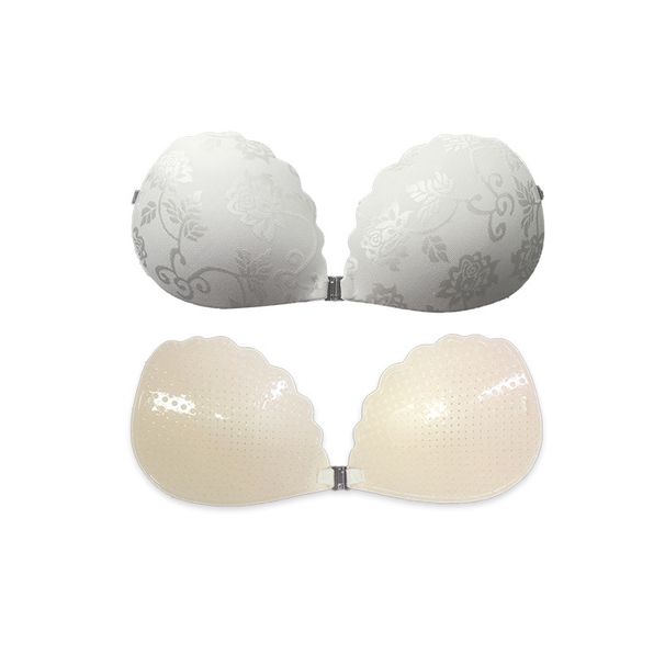 Underwear & Sleepwears Shell Lace Bra Stickers Breasts Gathered And Lifted Invisible Back Straps Silicone Bra Stickers For Wedding Dresses_voghion.com