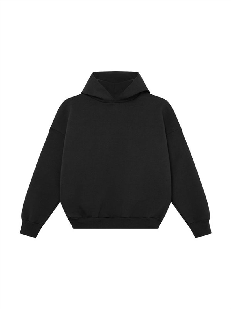 Herrenbekleidung Mode Herbst und Winter Basic Loose Plus Velvet Sports Sweatshirt_voghion.com