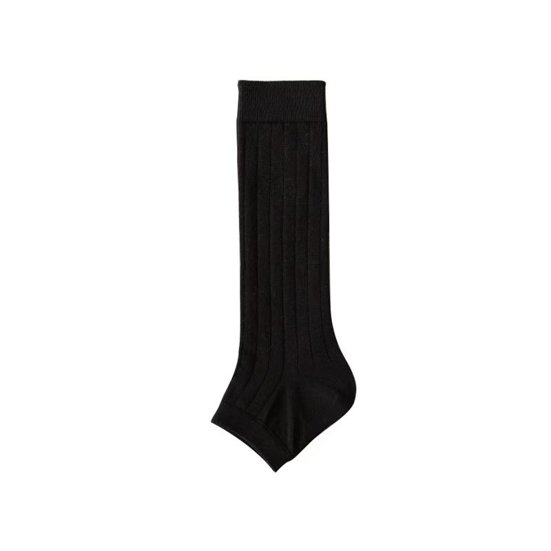2025e 2025 New Summer Thin Trendy Vertical Striped Korean Footed Versatile Sweet Cool Ballet Style Slouch Socks Slimming_voghion.com