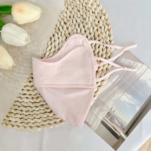 Máscara de protección solar de verano para mujer, transpirable, con protección ocular, estéreo 3D, anti-UV, adelgazante, para rostro completo._voghion.com