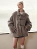 Beikastudios Sobekka American Style Shearling With Turn-Down Collar, Casual Thickened Fur Coat_voghion.com