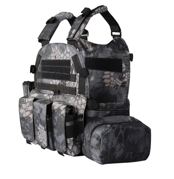 Python Camo 6094 ajustável, colete militar tático, colete molle, airsoft, exército, armadura corporal, caça ao ar livre, campo, combate, placa, transportadora_voghion.com