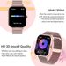 Smartwatch met Bluetooth-bellen, waterdichte fitnesstracker, hartslagmeter, multisportmodi, compatibel met iOS en Android_voghion.com