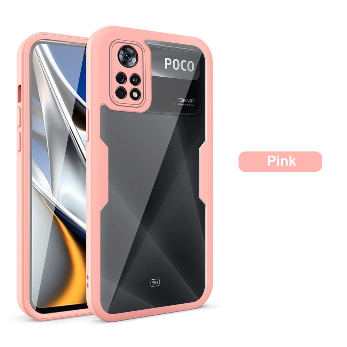 Ümbris Xiaomi Poco X4 Pro 5G jaoks, katab kõikehõlmav Shell kahepoolne kile Poco M4 Pro X4Pro M4Pro 5G kaitsekorpuse jaoks_voghion.com